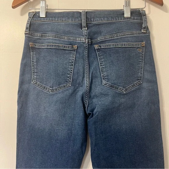Madewell Stovepipe High Rise Straight Leg Denim Jeans Casual Normcore Preppy 26 - Picture 8 of 11